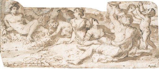 Bacchus with nymphs and putti