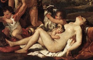 The Nurture of Bacchus (detail) 1630-35