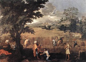 Strormy Landscape with Pyramus and Thisbe 1651