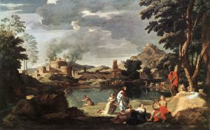 Landscape with Diogenes c. 1647