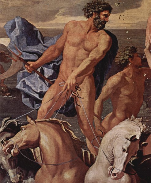 The Triumph of Neptune, detail