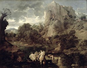 Landscape with Hercules and Cacus, c.1656