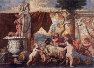 Bacchanal of Putti I