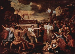 The Adoration of the Golden Calf c. 1634