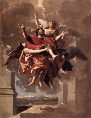 Nicolas Poussin - The Ecstasy of St Paul 1649-50